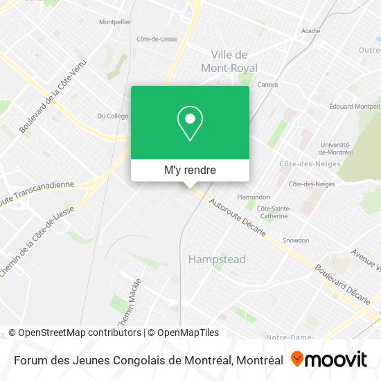 Forum des Jeunes Congolais de Montréal plan