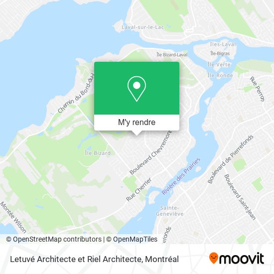 Letuvé Architecte et Riel Architecte plan