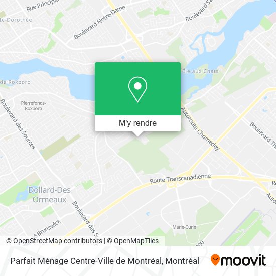 Parfait Ménage Centre-Ville de Montréal plan