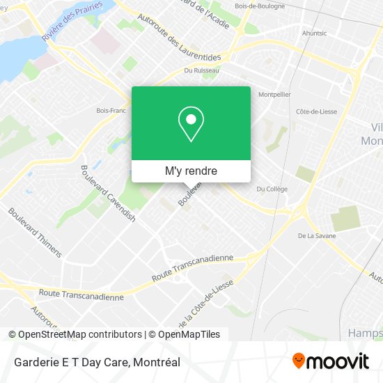 Garderie E T Day Care plan