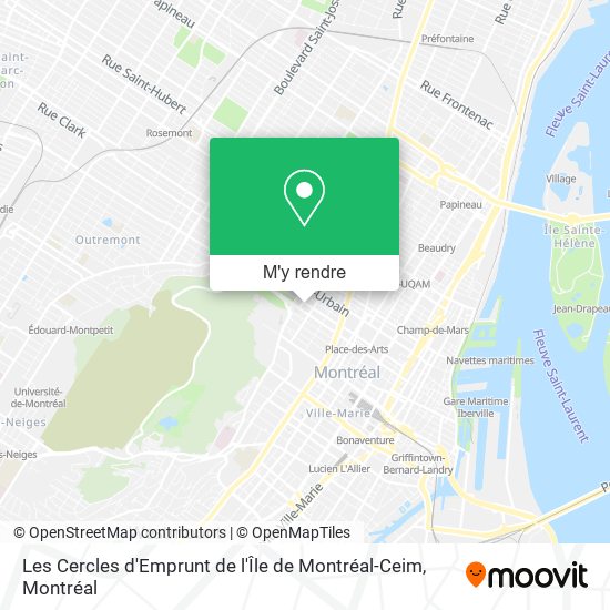 Les Cercles d'Emprunt de l'Île de Montréal-Ceim plan