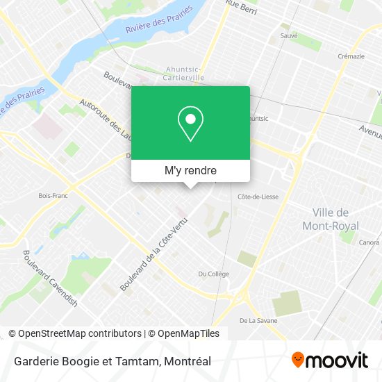 Garderie Boogie et Tamtam plan