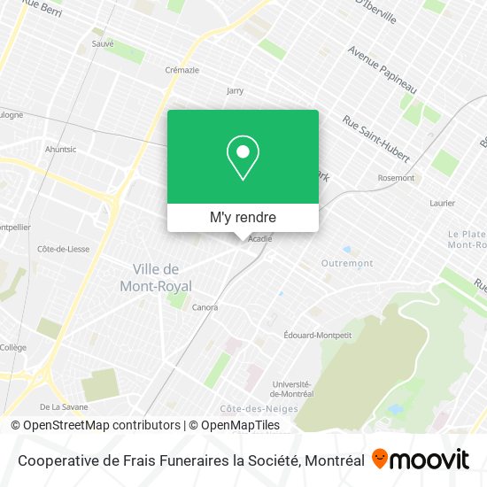 Cooperative de Frais Funeraires la Société plan