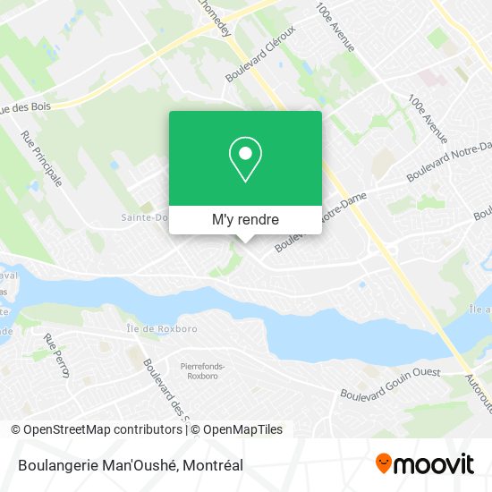 Boulangerie Man'Oushé plan