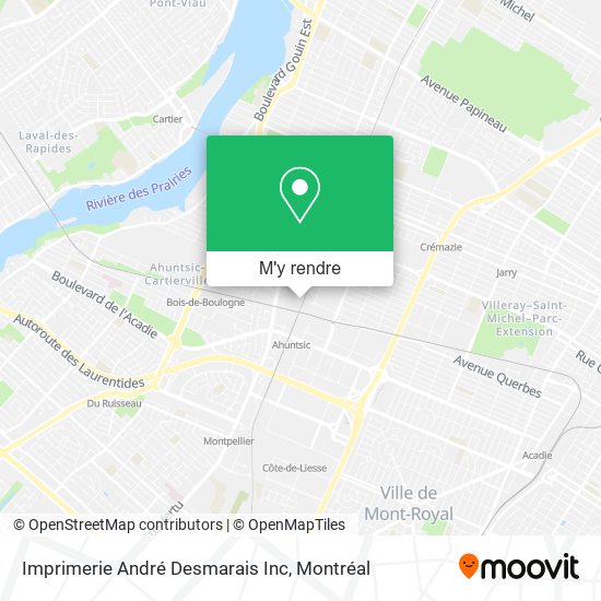 Imprimerie André Desmarais Inc plan