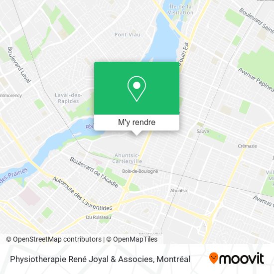 Physiotherapie René Joyal & Associes plan