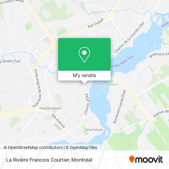 La Rivière Francois Courtier plan