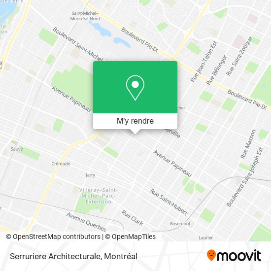 Serruriere Architecturale plan