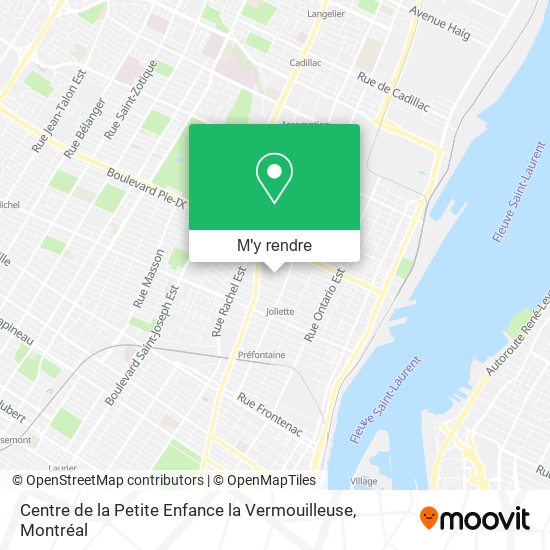 Centre de la Petite Enfance la Vermouilleuse plan
