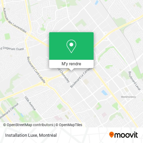 Installation Luxe plan