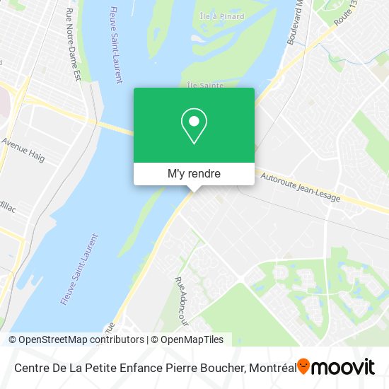 Centre De La Petite Enfance Pierre Boucher plan