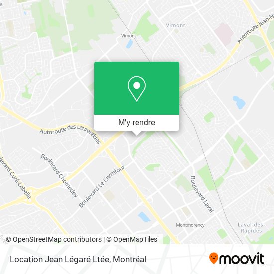 Location Jean Légaré Ltée plan