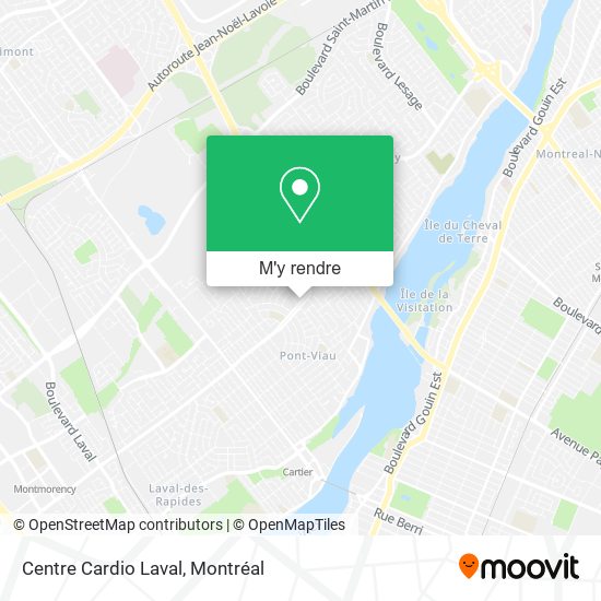 Centre Cardio Laval plan