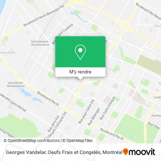 Georges Vandelac Oeufs Frais et Congelés plan