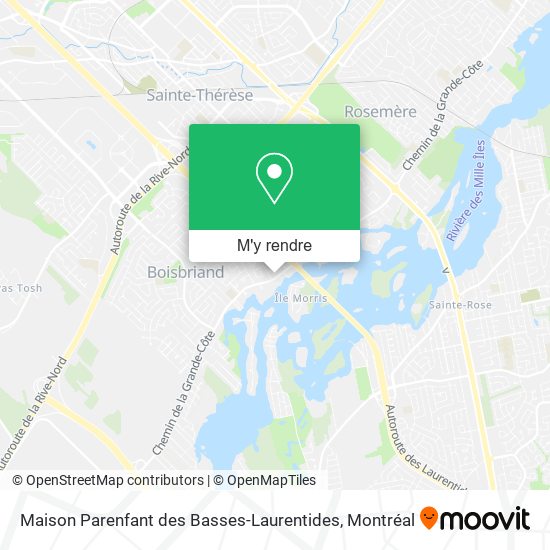 Maison Parenfant des Basses-Laurentides plan