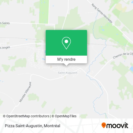 Pizza Saint-Augustin plan