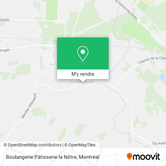 Boulangerie Pâtisserie la Nôtre plan