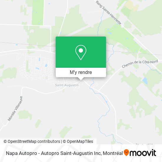 Napa Autopro - Autopro Saint-Augustin Inc plan