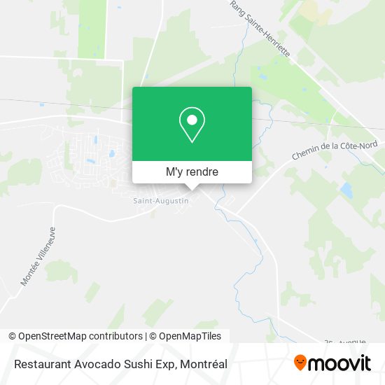 Restaurant Avocado Sushi Exp plan