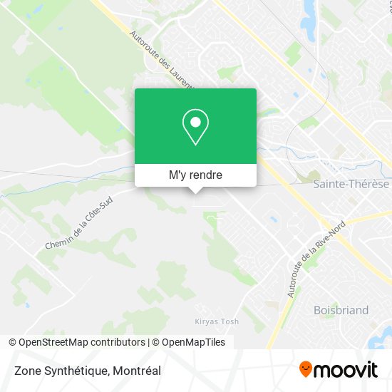 Zone Synthétique plan