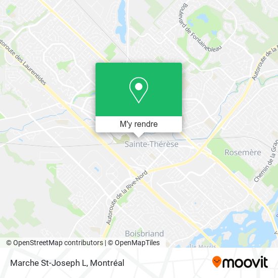 Marche St-Joseph L plan