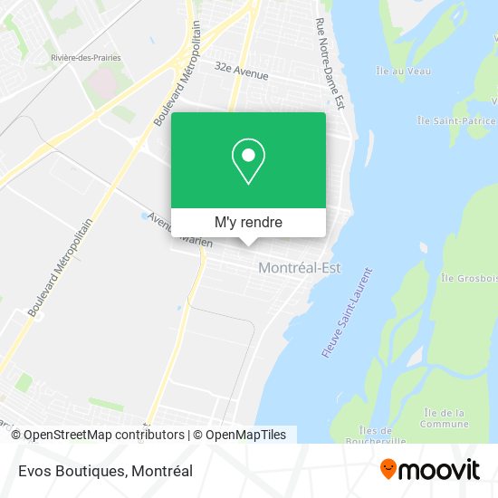 Evos Boutiques plan