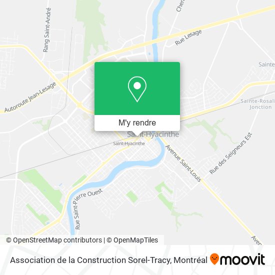 Association de la Construction Sorel-Tracy plan