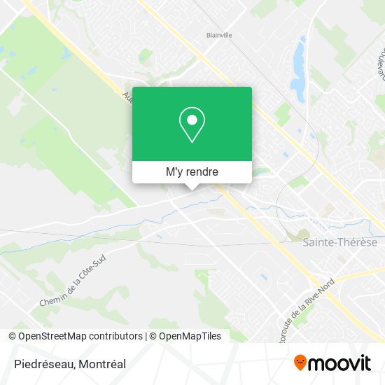 Piedréseau plan