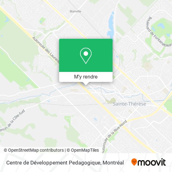 Centre de Développement Pedagogique plan