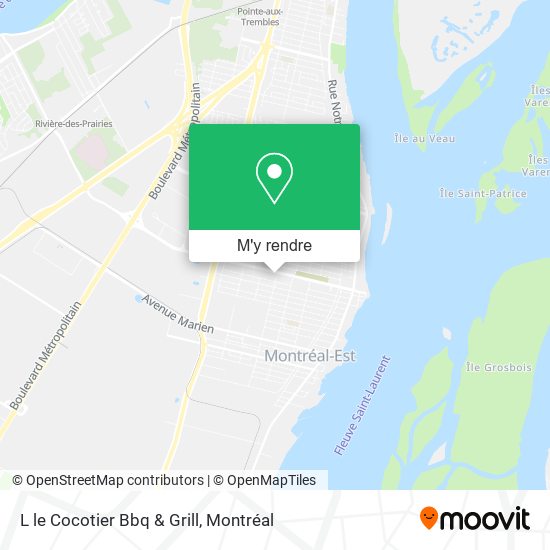 L le Cocotier Bbq & Grill plan
