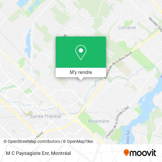 M C Paysagiste Enr plan