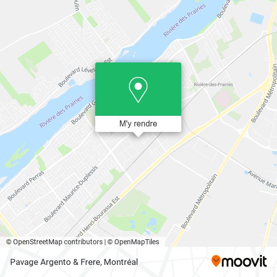Pavage Argento & Frere plan