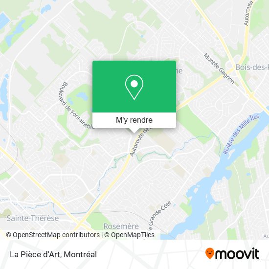La Pièce d'Art plan