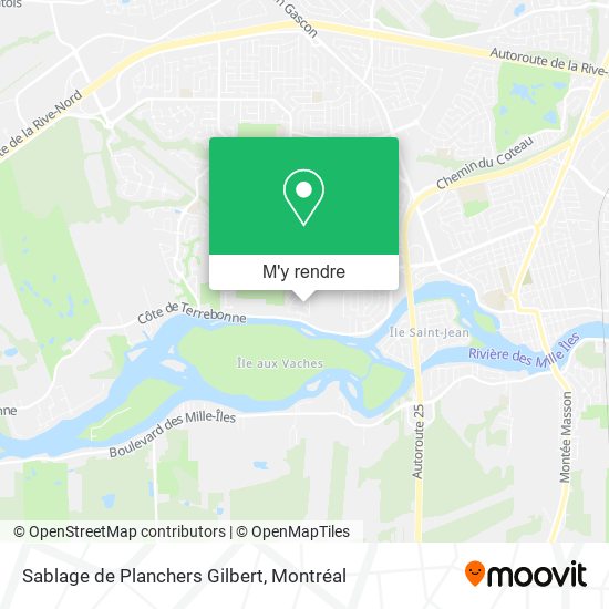 Sablage de Planchers Gilbert plan