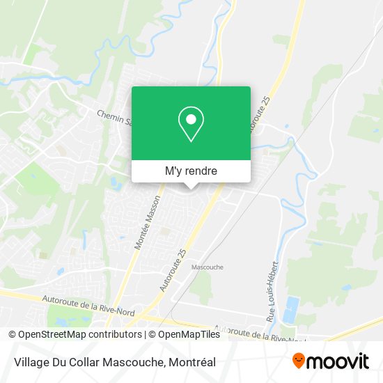 Village Du Collar Mascouche plan
