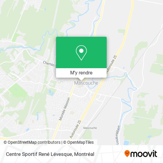 Centre Sportif René Lévesque plan
