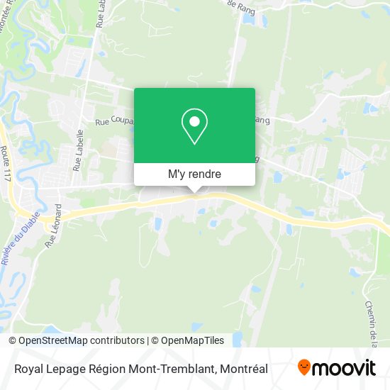 Royal Lepage Région Mont-Tremblant plan