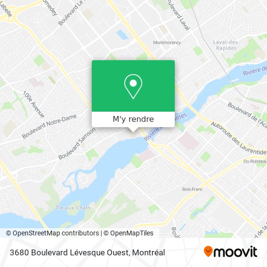 3680 Boulevard Lévesque Ouest plan
