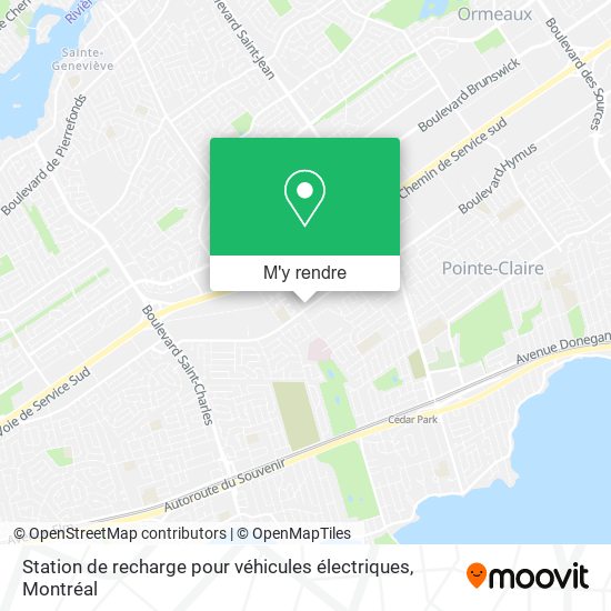 Station de recharge pour véhicules électriques plan