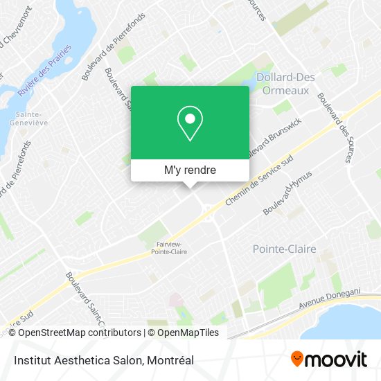 Institut Aesthetica Salon plan