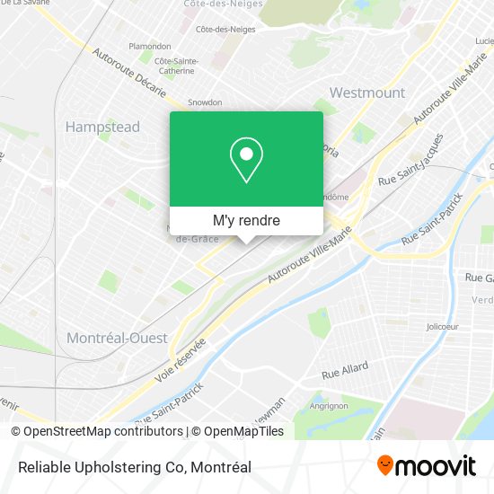 Reliable Upholstering Co plan