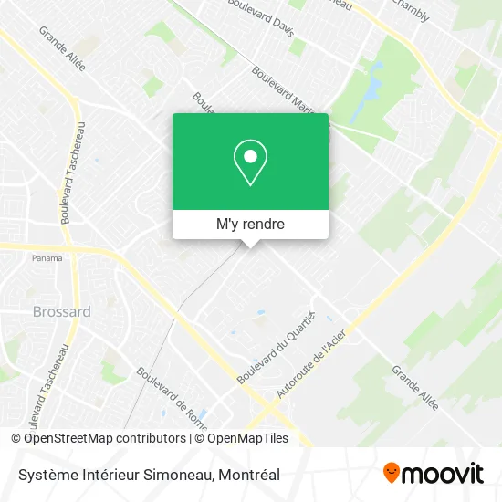 Système Intérieur Simoneau plan