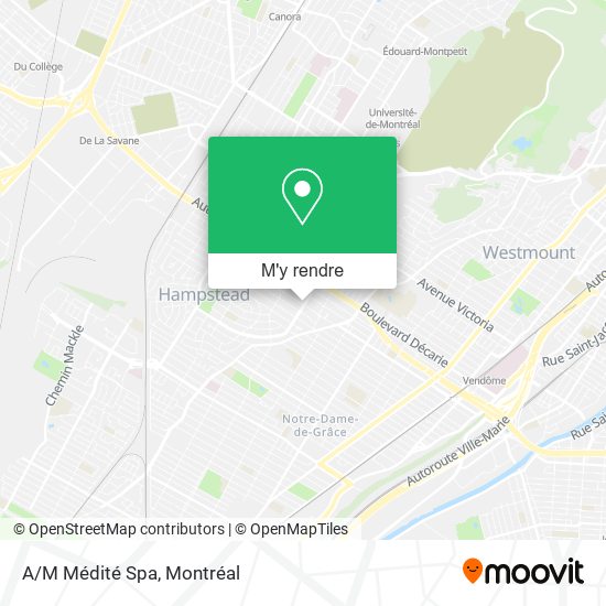 A/M Médité Spa plan