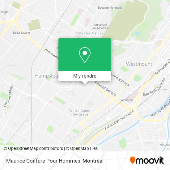 Maurice Coiffure Pour Hommes plan