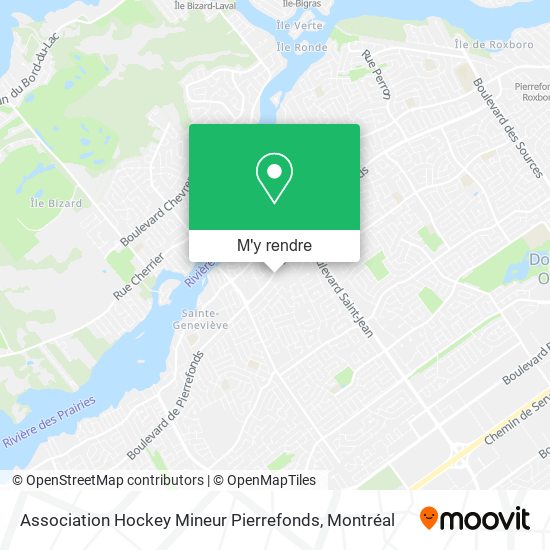 Association Hockey Mineur Pierrefonds plan