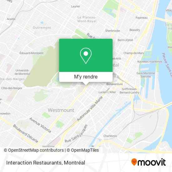 Interaction Restaurants plan