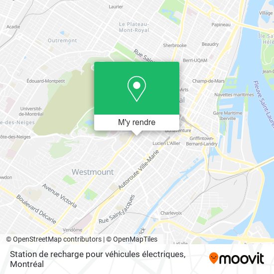 Station de recharge pour véhicules électriques plan