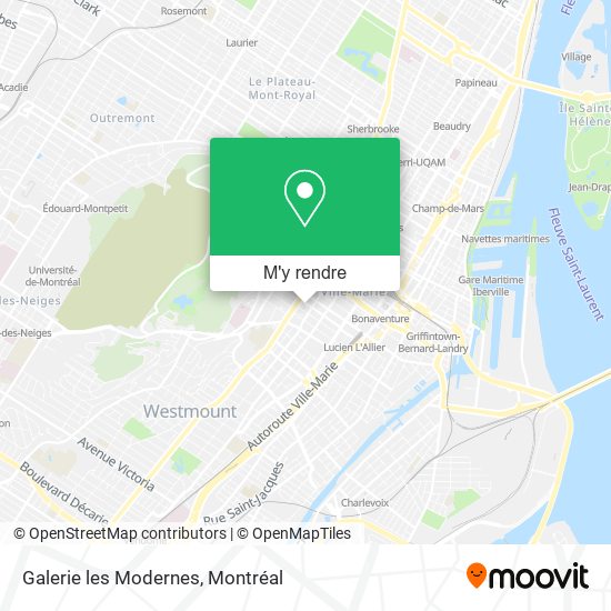 Galerie les Modernes plan