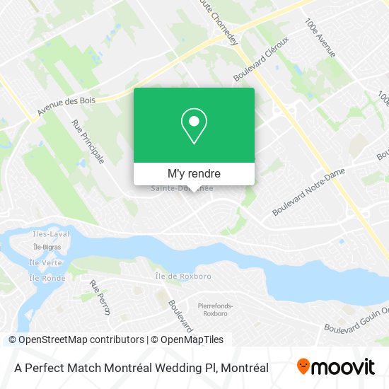 A Perfect Match Montréal Wedding Pl plan