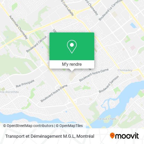 Transport et Déménagement M.G.L plan